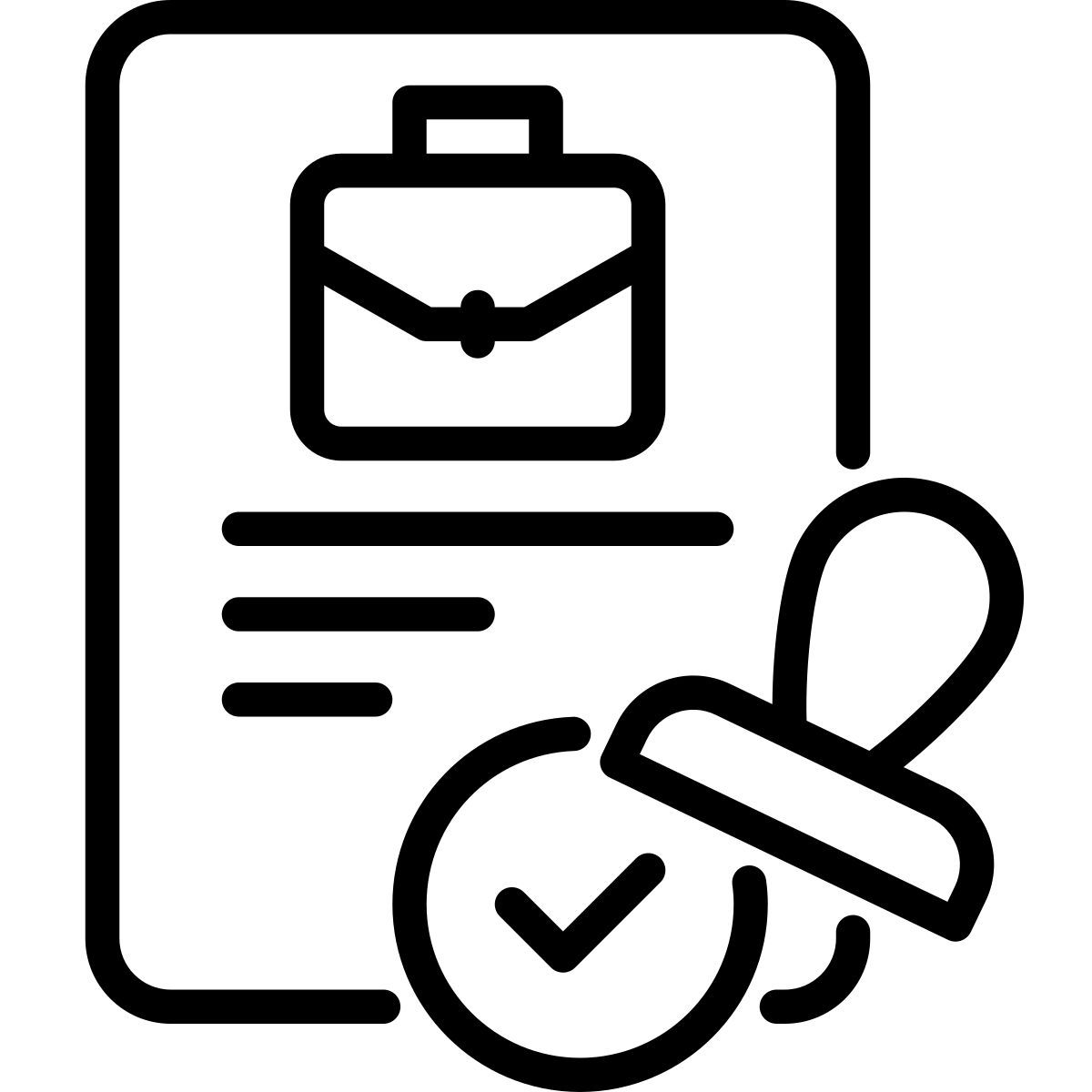 Regulation icon in kmg design Detailed Outline style